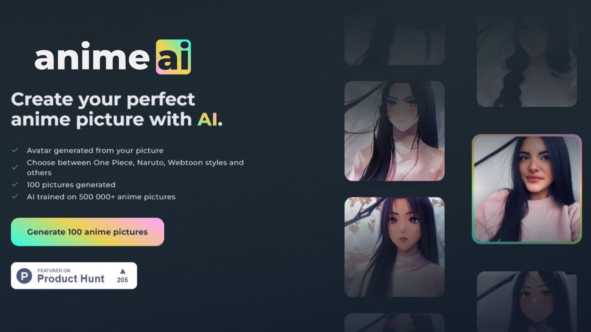 เครื่องมือ AI Anime AI (สร้าง Avatar)